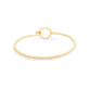 Gold Filled New Moon Hook and Eye Bracelet