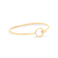 Gold Filled New Moon Hook and Eye Bracelet