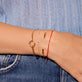 Gold Filled New Moon Hook and Eye Bracelet