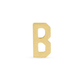 Stone and Strand 10K Yellow Gold Gold Initial Bracelet B Image
