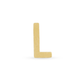 Stone and Strand 10K Yellow Gold Gold Initial Bracelet L Image