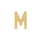 Stone and Strand 10K Yellow Gold Gold Initial Bracelet M Image
