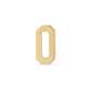 Stone and Strand 10K Yellow Gold Gold Initial Bracelet O Image