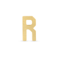 Stone and Strand 10K Yellow Gold Gold Initial Bracelet R Image