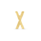 Stone and Strand 10K Yellow Gold Gold Initial Bracelet X Image