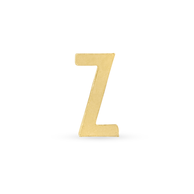 Stone and Strand 10K Yellow Gold Gold Initial Bracelet Z Image