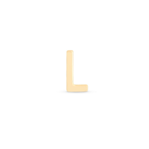 Gold Initial Earring