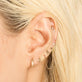 Gold Initial Earring
