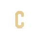 Gold Initial Ring