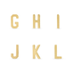 Gold Initial Ring