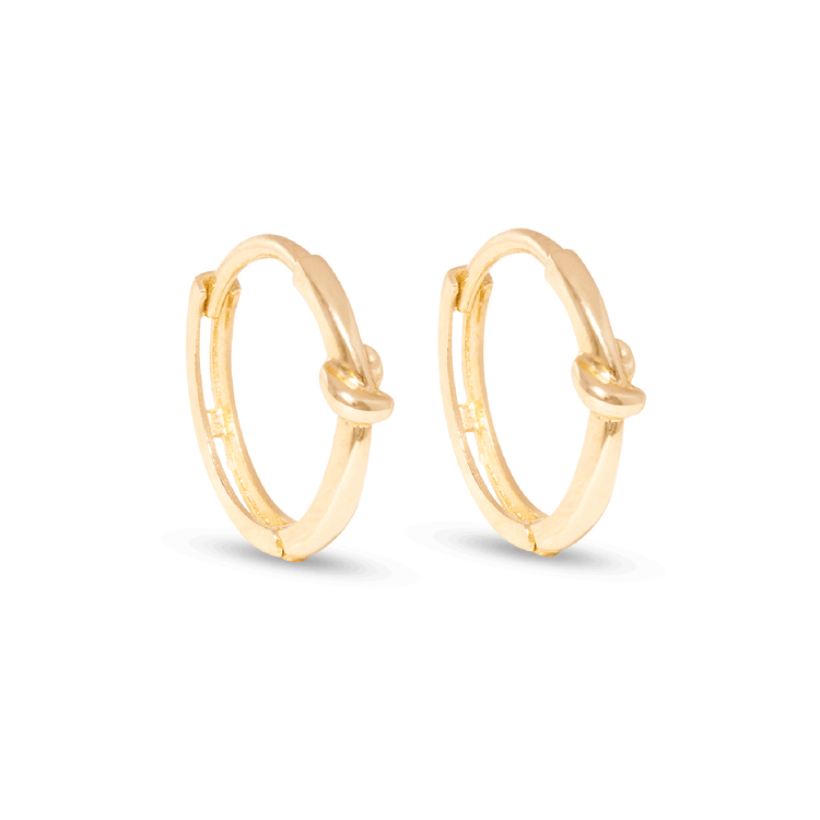 Gold Knot Huggies