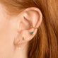 Gold Number Earring