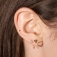 Gold Open Heart Stud