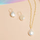 Gold Plated Perfectly Imperfect Baroque Pearl Necklace