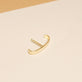 Gold Plated Super Suspender Earring
