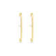 Gold Suspender Earring