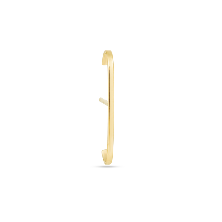 Gold Suspender Earring