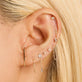 Gold Suspender Earring