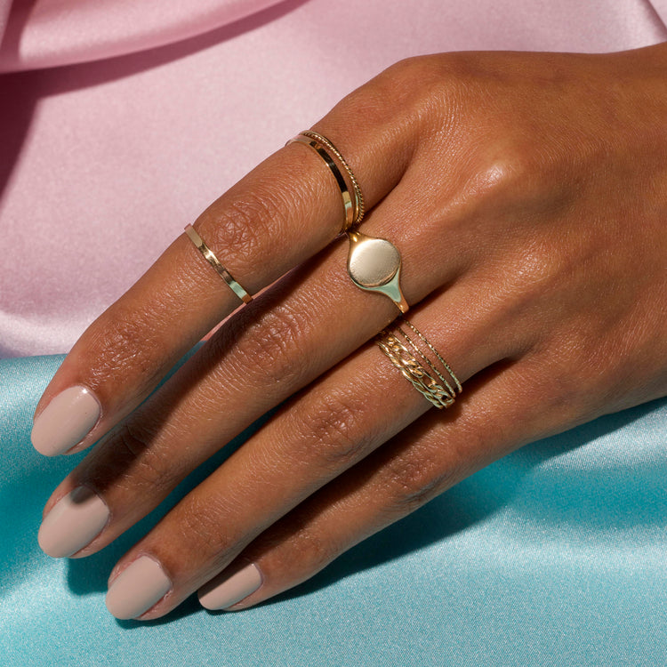 The Dainty Twist Stacking Ring – Taylor Custom Rings