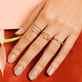 Gold V Ring