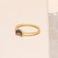 Gold Vermeil Lapis Moon Inlay Ring