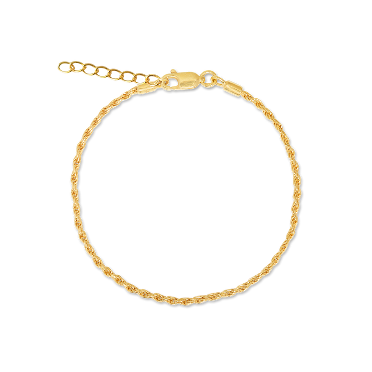 Gold Vermeil Rope Bracelet