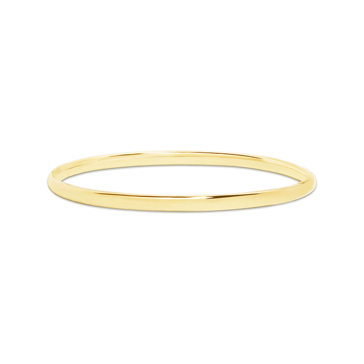 Stone and Strand 14K Yellow Gold Golden Classic Bangle Front Image