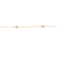 Stone and Strand 10K Yellow Gold Golden Beads Bracelet Close Up Image