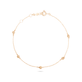Stone and Strand 10K Yellow Gold Golden Beads Bracelet Front Image