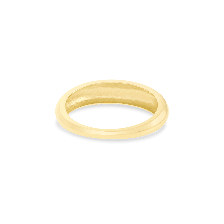 Stone and Strand 10K Yellow Gold Gold Bombe Ring Rear Image