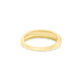 Stone and Strand 10K Yellow Gold Gold Bombe Ring Rear Image