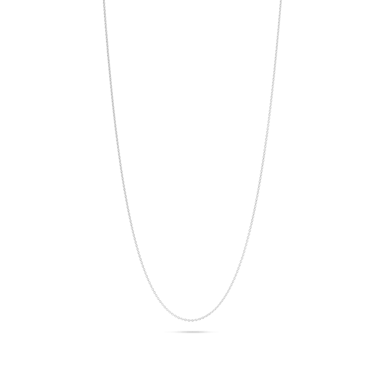 Thin white gold chain deals