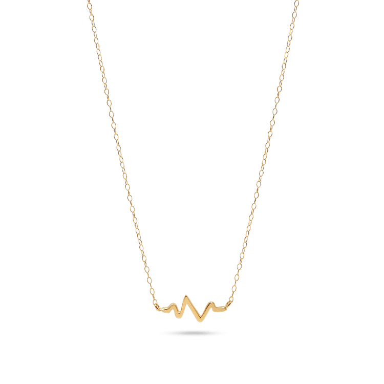 Gold Heartbeat Necklace