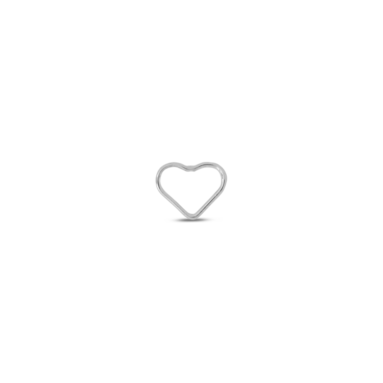 Gold Open Heart Stud