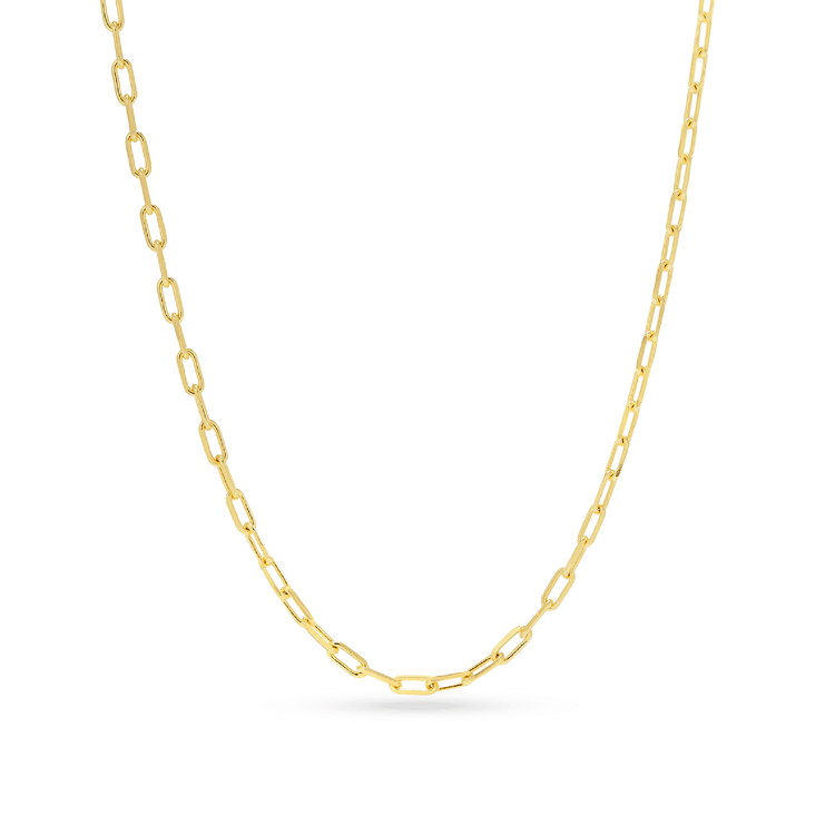Gold Plated Open Link Necklace