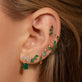 Green Goddess Drop Earrings