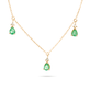 Green Goddess Trio Necklace