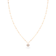 Stone and Strand 10K Yellow Gold Small Heart of the Matter Diamond Choker Necklace Front Image