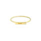 Horizontal Bar Ring with Diamond