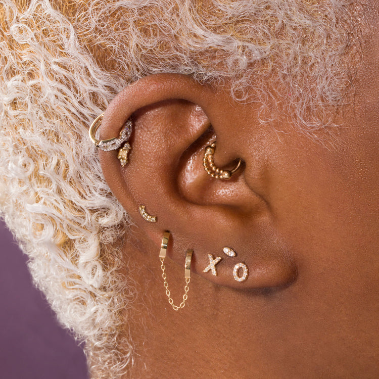 Hugs and Kisses Pave Studs