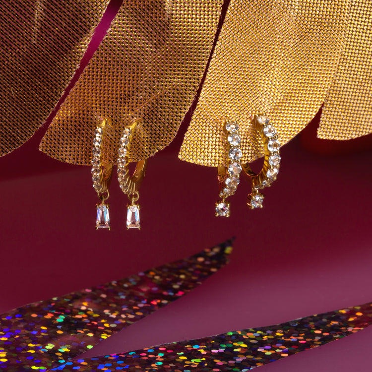 Icicle Aquamarine Huggies