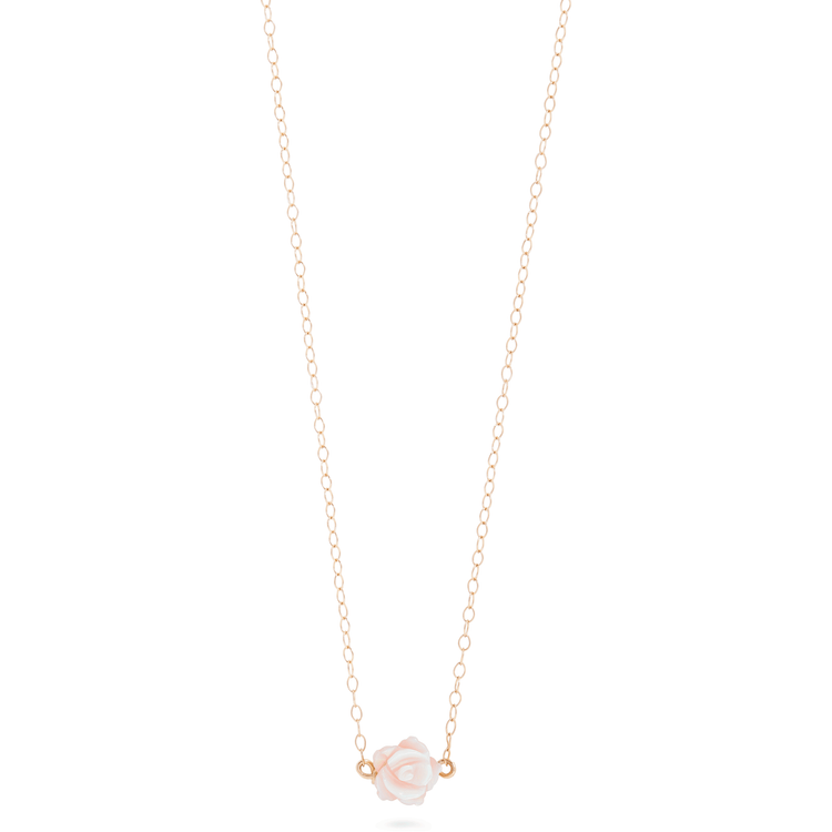 Stone and Strand 14K Yellow Gold In Bloom Necklace Front Image