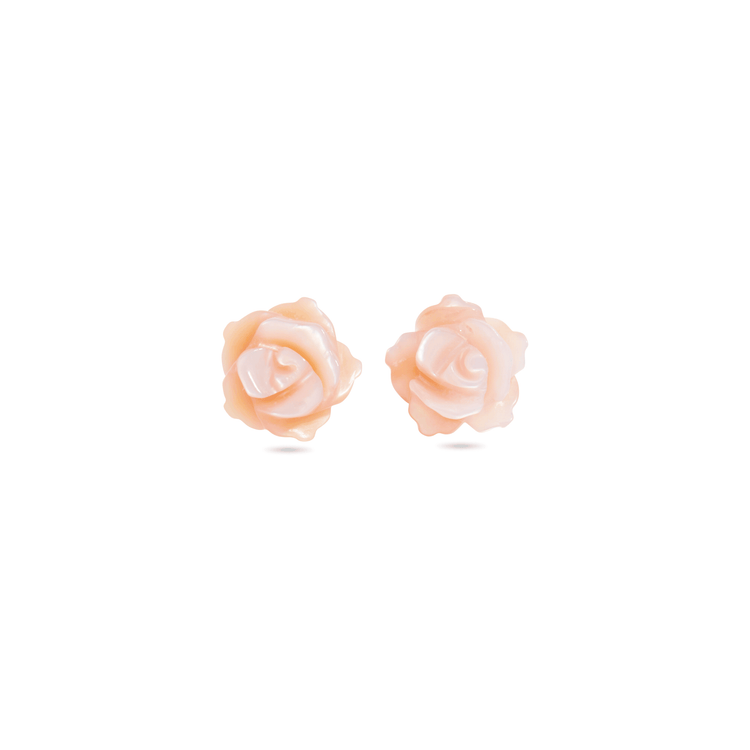Stone and Strand 14K Yellow Gold In Bloom Studs Front Image