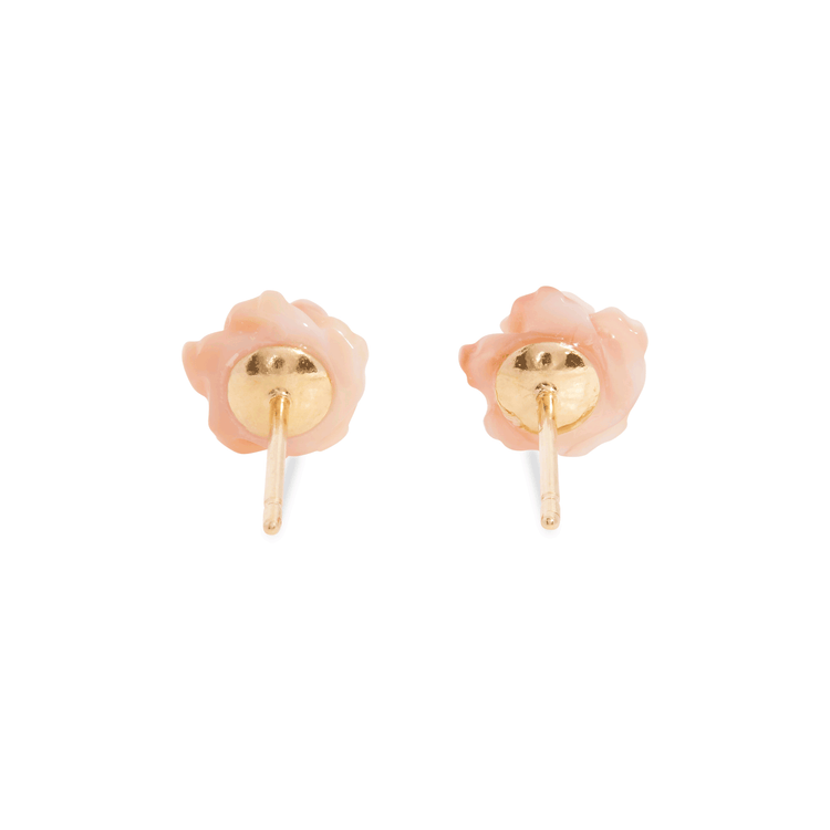 Stone and Strand 14K Yellow Gold In Bloom Studs Rear Image
