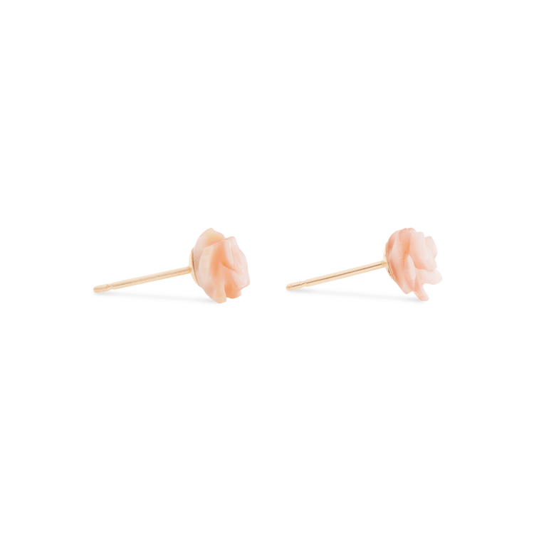 Stone and Strand 14K Yellow Gold In Bloom Studs Side Image