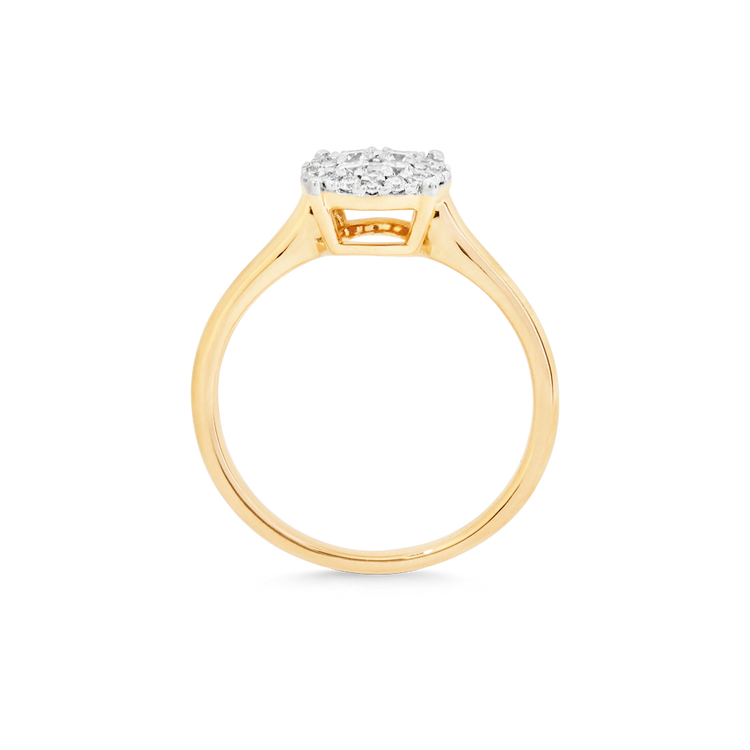 Stone and Strand 14K Yellow Gold The Lana Diamond Ring Front Image