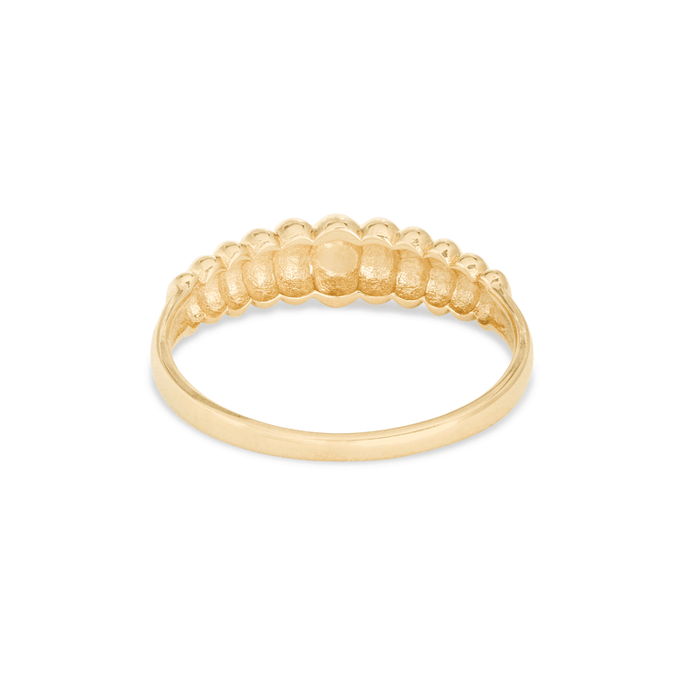 Stone and Strand 10K Yellow Gold Jelly Beans Ring Rear Image