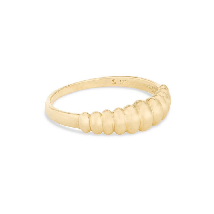 Stone and Strand 10K Yellow Gold Jelly Beans Ring Side Image