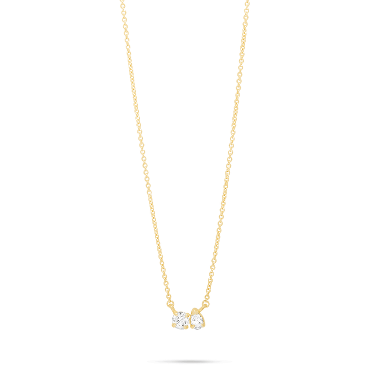 Stone and Strand 14K Yellow Gold Lab-Created Diamond Jubilee Necklace Image