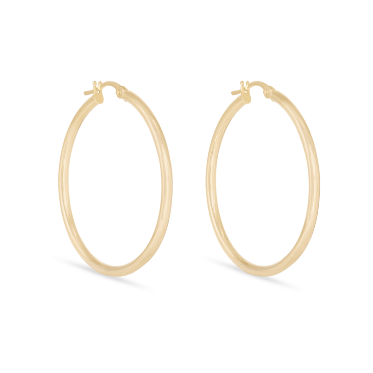 9ct gold 2025 big hoop earrings